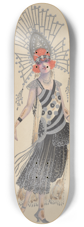Will R. Barnes - Court Lady 8.25 inch art skate deck