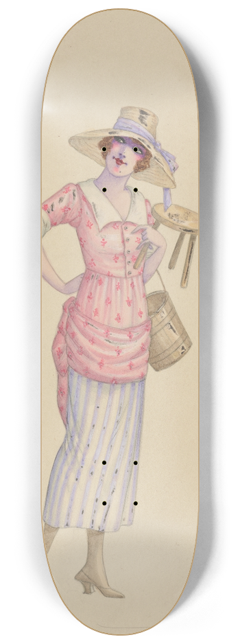 Will R. Barnes - Dairy Maids 8.25 inch art skate deck