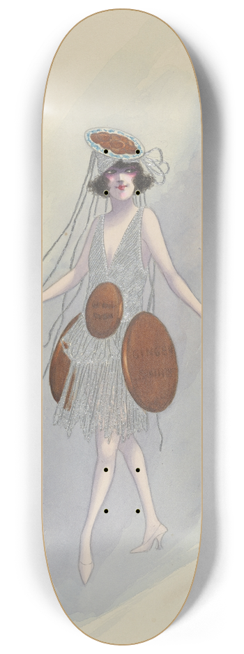 Will R. Barnes - Ginger Snaps 8.25 inch art skate deck