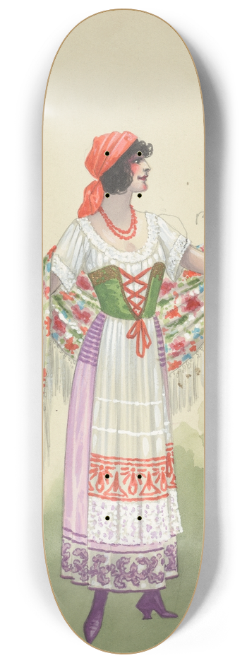 Will R. Barnes - Natalie-Act II 8.25 inch art skate deck