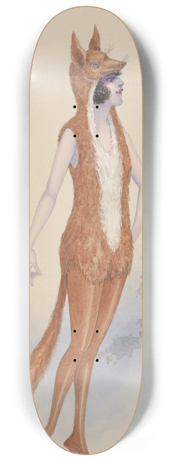 Will R. Barnes - Red Fox 8.25 inch art skate deck