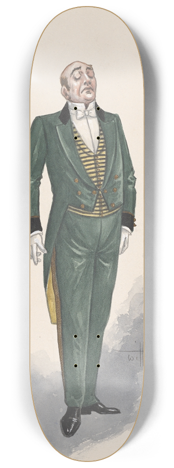 Will R. Barnes - Richter; Act II, 120 8.25 inch art skate deck
