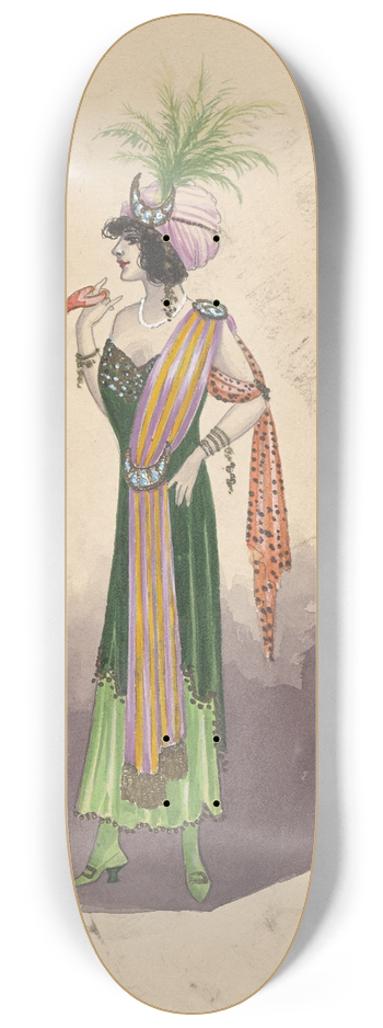 Will R. Barnes - Untitled 8.25 inch art skate deck