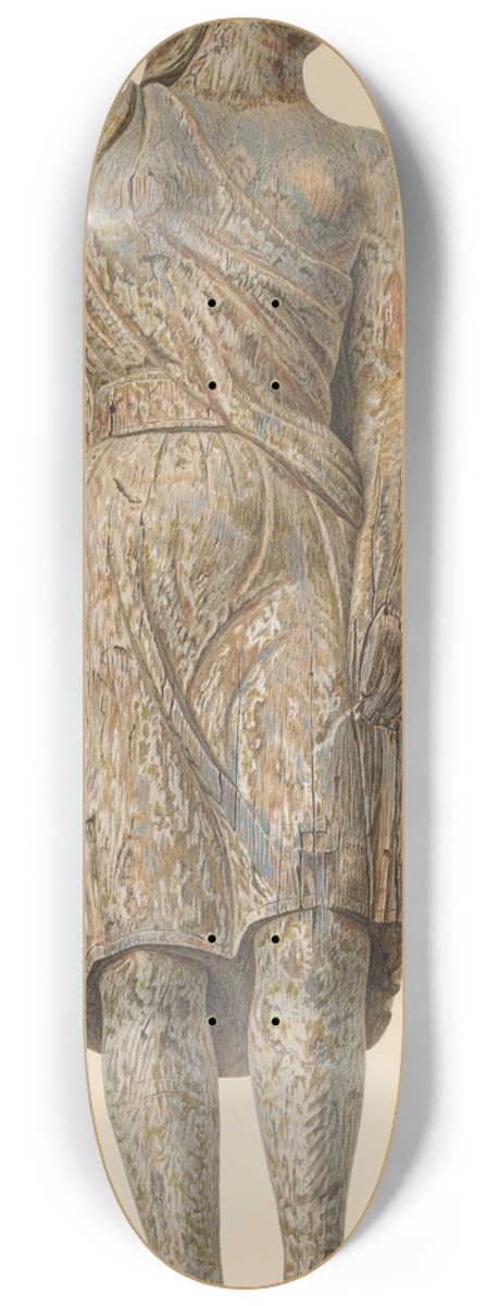 John Matulis - Circus Wagon Figure  Dancing Girl 8.25 inch art skate deck