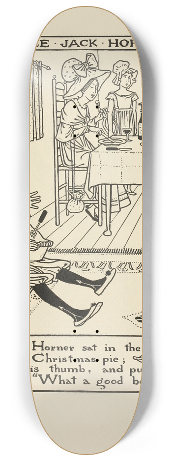 Winifred Smith - Little jack horner 8.25 inch art skate deck