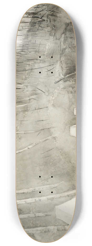 Winslow Homer - Camp in Canada 8.25 inch art skate deck