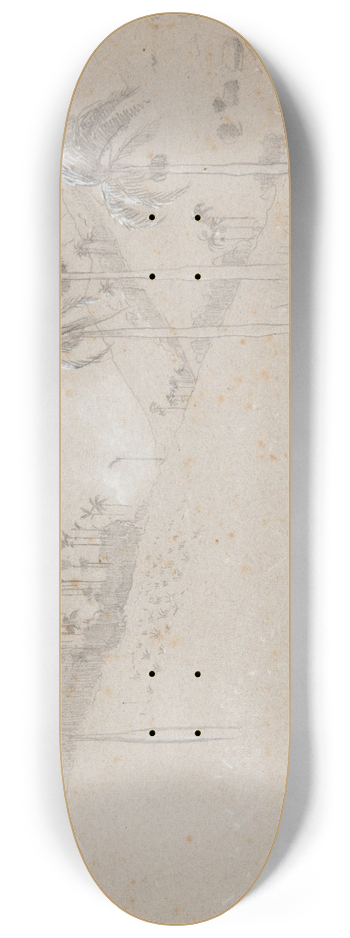 Winslow Homer - Cuban Hillside 8.25 inch art skate deck