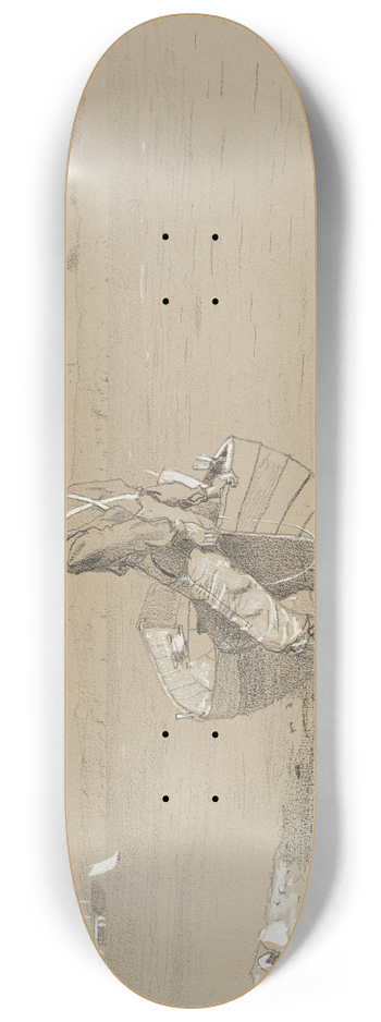 Winslow Homer - Looking Out 8.25 inch art skate deck