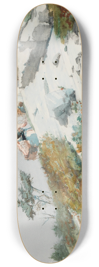 Winslow Homer - Rough Work 8.25 inch art skate deck