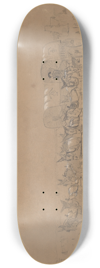 Winslow Homer - Supply Train 8.25 inch art skate deck