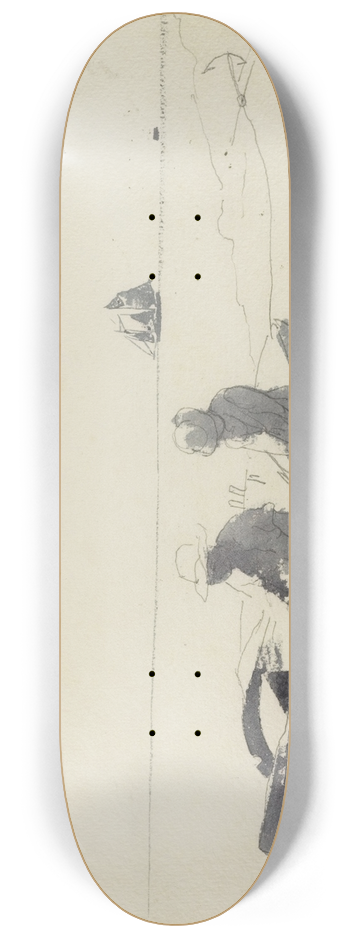 Winslow Homer - Two Figures in a Rowboat 8.25 inch art skate deck
