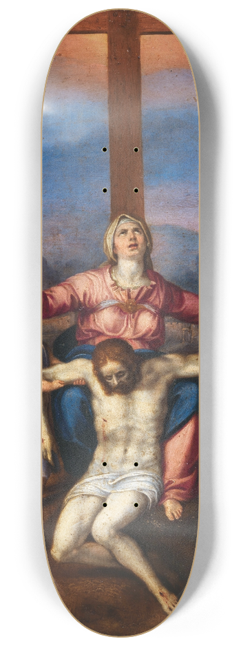 Workshop of Marcello Venusti - Piet, after Michelangelo Buonarroti 8.25 inch art skate deck