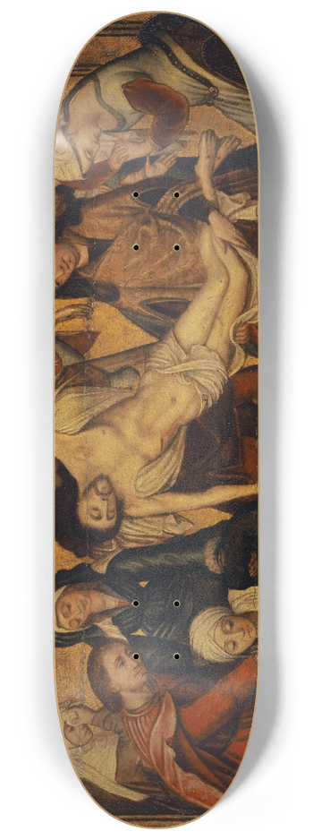 Workshop Of Marcellus Coffermans - Deposition of Christ 8.25 inch art skate deck