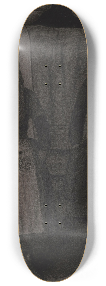 Xavier Mellery - Couple From Marken 8.25 inch art skate deck