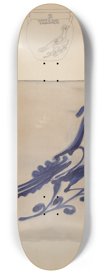 Yolande Delasser - Crock 8.25 inch art skate deck