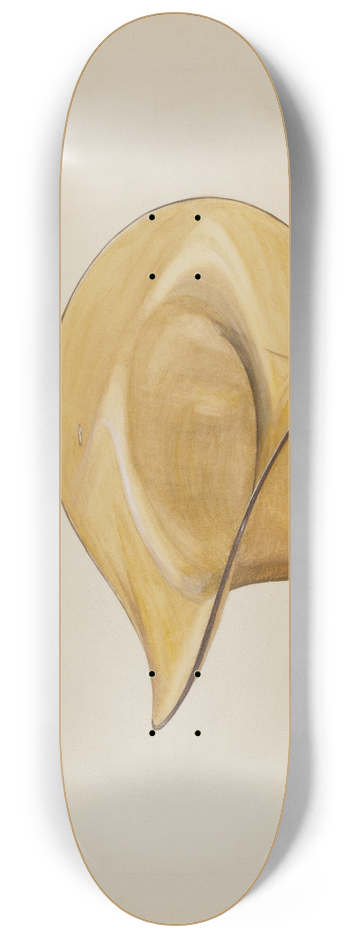 Yolande Delasser - Glass Hat 8.25 inch art skate deck