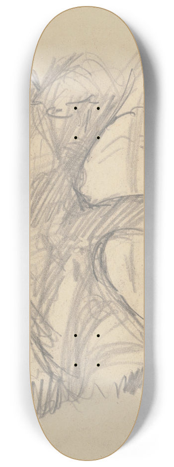 Zolo Palugyay - Study of an Old Tree 8.25 inch art skate deck