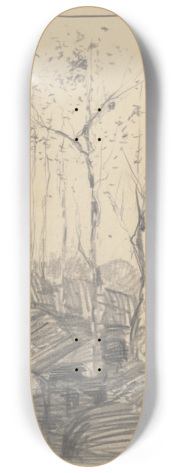 Zolo Palugyay - Trees 8.25 inch art skate deck