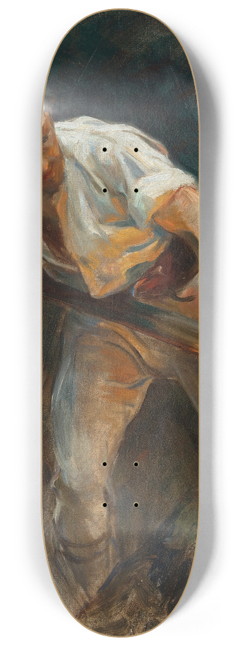 Zygmund Adjukiewiecz - study for Der Schatz wird gehoben 8.25 inch art skate deck