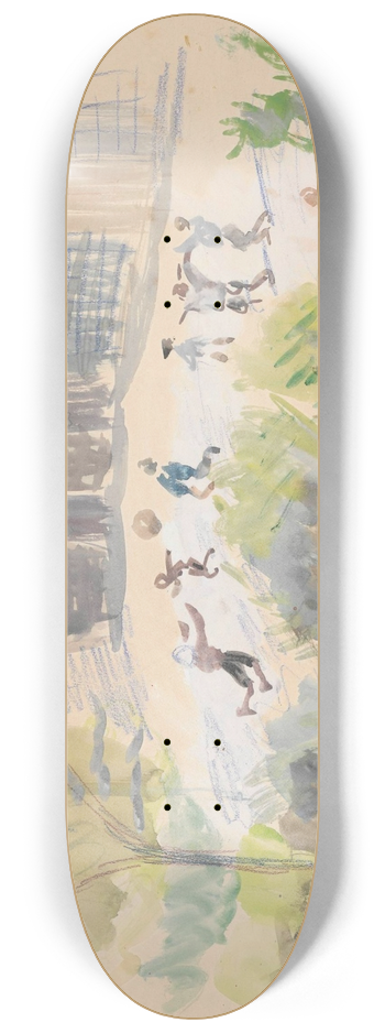 Zygmunt Waliszewski - School backyard 8.25 inch art skate deck