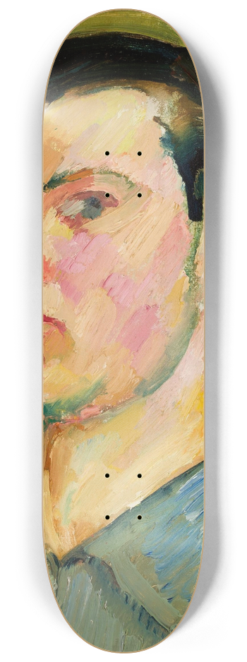 Zygmunt Waliszewski - Self-portrait 8.25 inch art skate deck