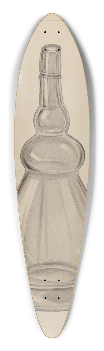 Frank Nelson - Wine Bottle 39.3 inch art pintail longboard deck
