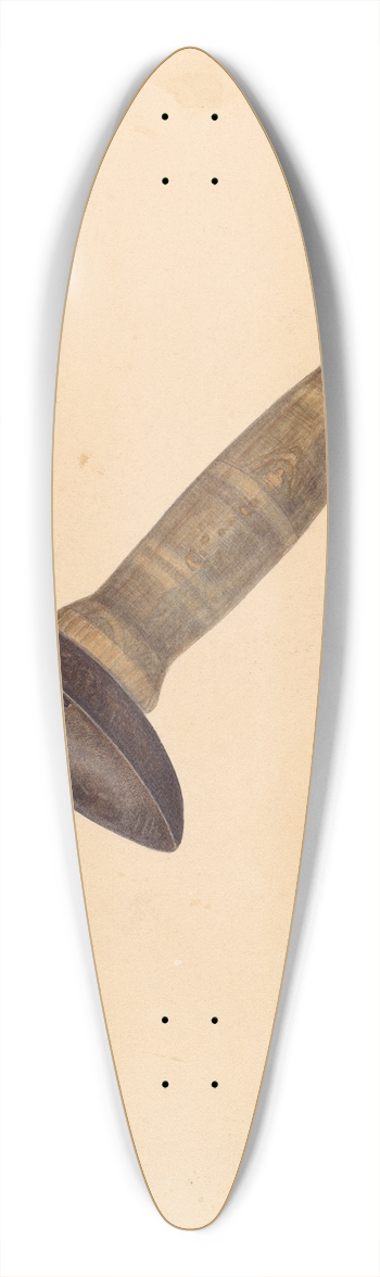 Frank Volem - Bristle Remover for Hogs 39.3 inch art pintail longboard deck