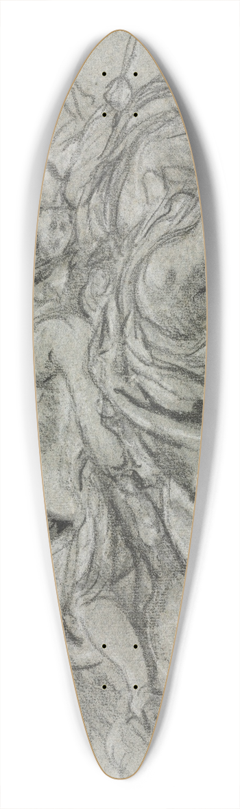 Franois Boucher - Venus and Cupid 39.3 inch art pintail longboard deck