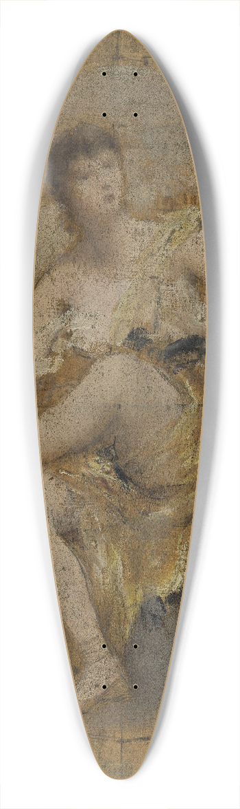 Franois Lafon - La danse 39.3 inch art pintail longboard deck