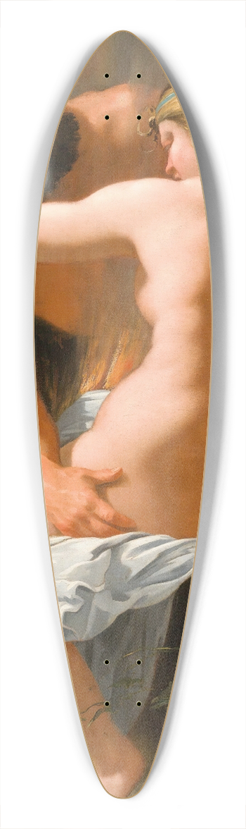 Franois Perrier - Jupiter and Semele 39.3 inch art pintail longboard deck