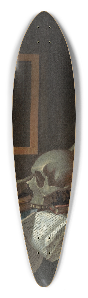 Franois van Daellen - Vanitas Still Life 39.3 inch art pintail longboard deck
