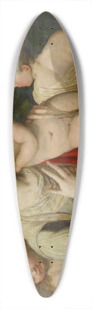 Frans Floris - Caritas 39.3 inch art pintail longboard deck