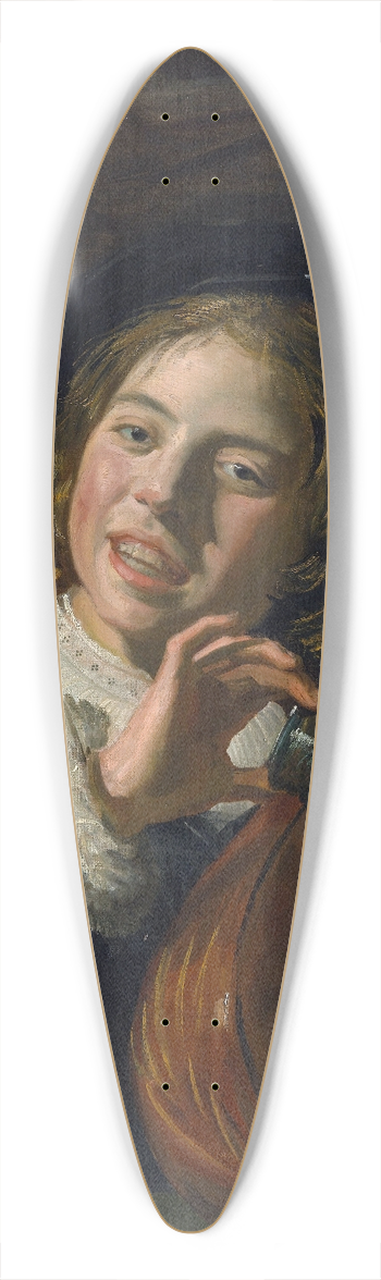 Frans Hals - Boy with a Lute 39.3 inch art pintail longboard deck