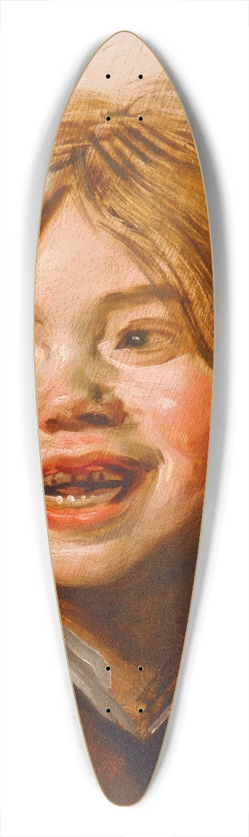 Frans Hals - Laughing Child 39.3 inch art pintail longboard deck