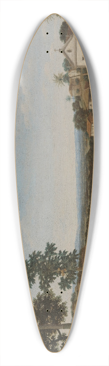 Frans Post - Landscape in Brazil 39.3 inch art pintail longboard deck