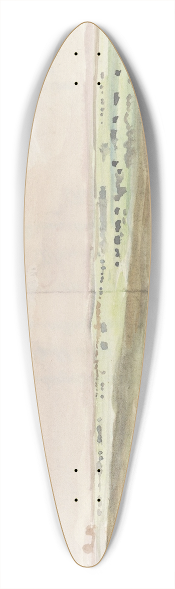 Frans Smissaert - Weidelandschap met kudden 39.3 inch art pintail longboard deck