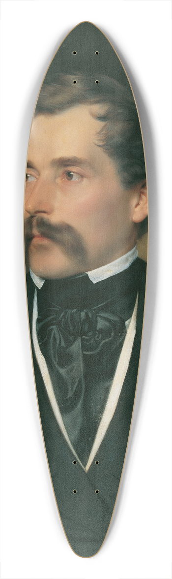 Franz Eybl - Portrt eines grauhaarigen Herrn mit Schnurrbart 39.3 inch art pintail longboard deck