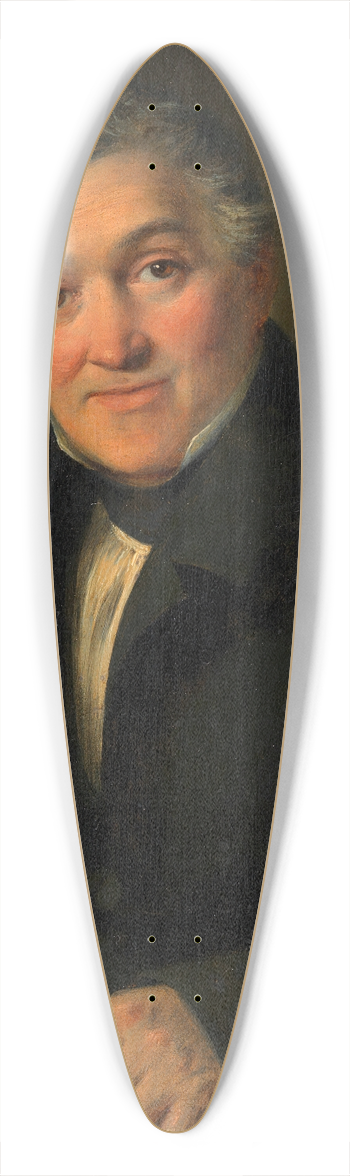 Franz Eybl - Unbekannter Herr 39.3 inch art pintail longboard deck
