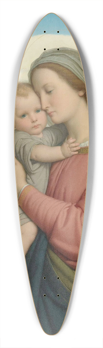 Franz Ittenbach - Mater Christi 39.3 inch art pintail longboard deck
