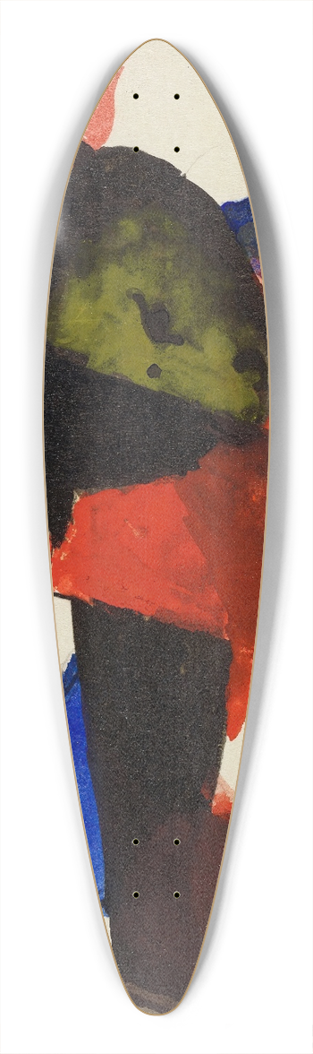 Franz Marc - Two animals 39.3 inch art pintail longboard deck