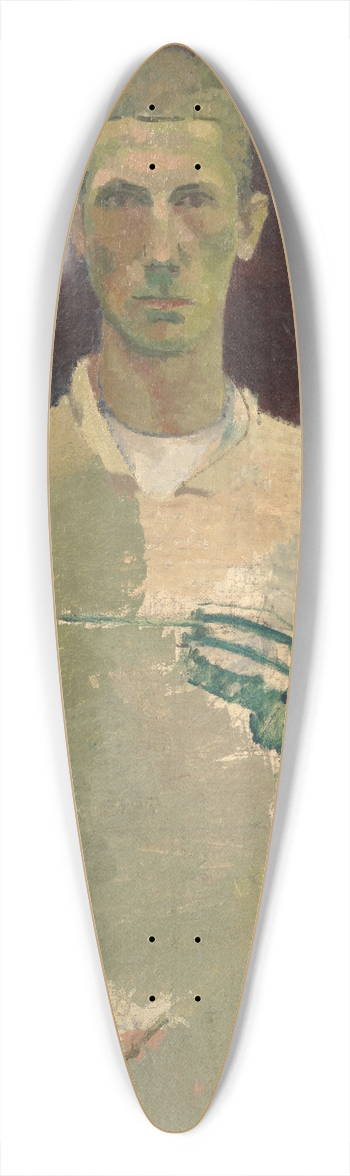 Franz Marent - Self-Portrait with Palette 39.3 inch art pintail longboard deck