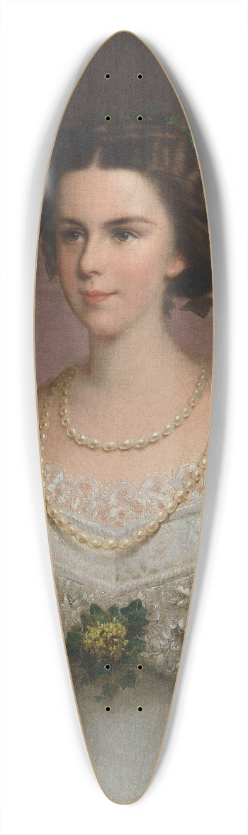 Franz Russ The Elder - Kaiserin Elisabeth 39.3 inch art pintail longboard deck