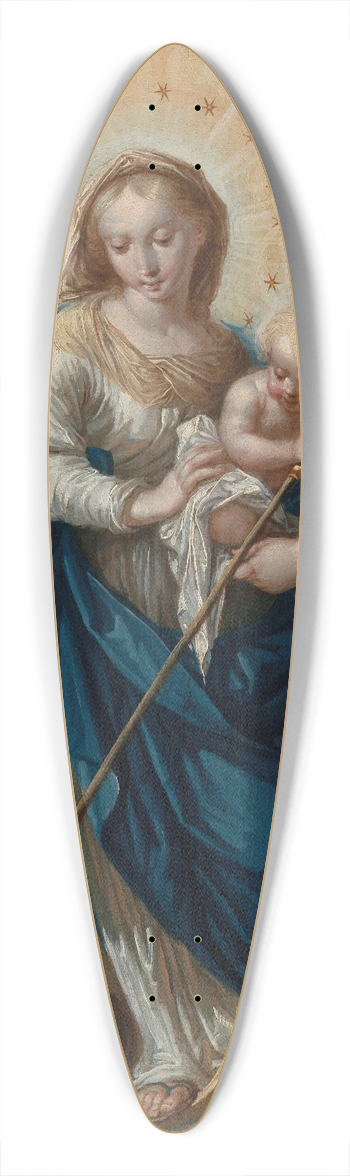 Franz Sebald Unterberger - The Immaculate Conception 39.3 inch art pintail longboard deck