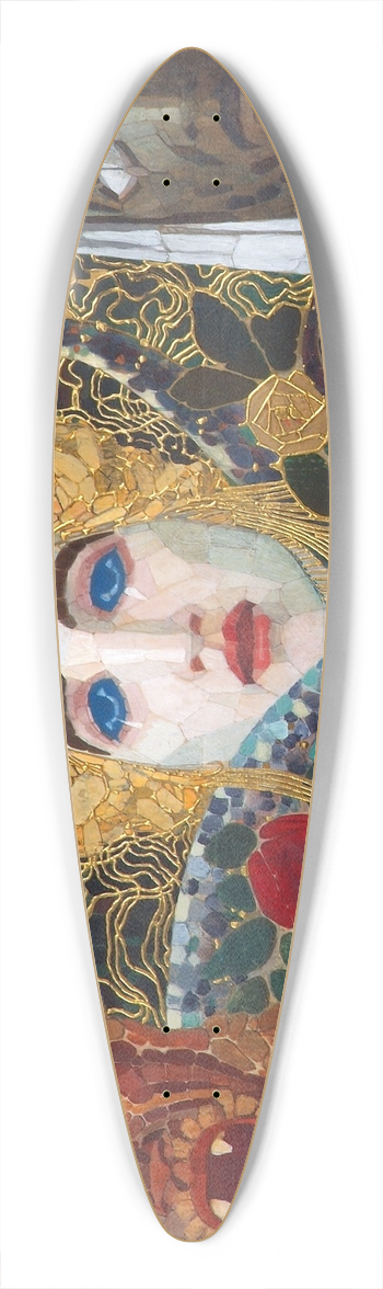 Franz Thiele - Entwurf fr ein Mosaik 39.3 inch art pintail longboard deck