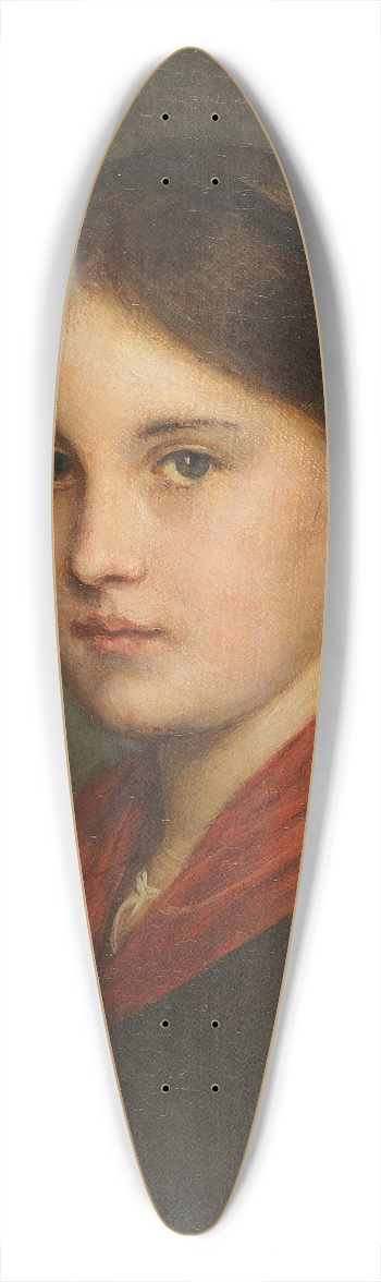 Franz von Defregger - Dirndl. 39.3 inch art pintail longboard deck