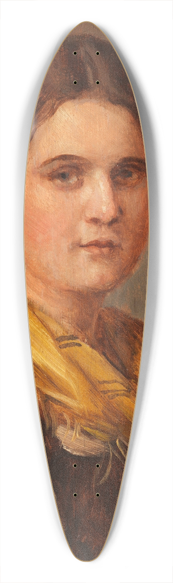 Franz von Defregger - Dirndl 39.3 inch art pintail longboard deck