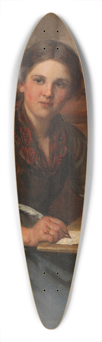 Franz von Defregger - Dirndl 39.3 inch art pintail longboard deck