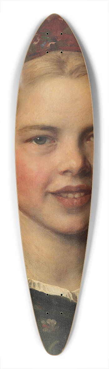 Franz von Defregger - Dirndl mit Kappe 39.3 inch art pintail longboard deck