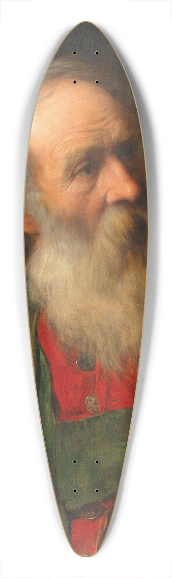 Franz von Defregger - Tyrolean Farmer 39.3 inch art pintail longboard deck