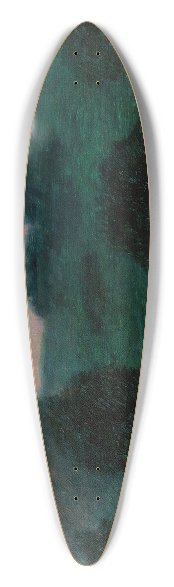 Franz von Stuck - The Evening Star 39.3 inch art pintail longboard deck
